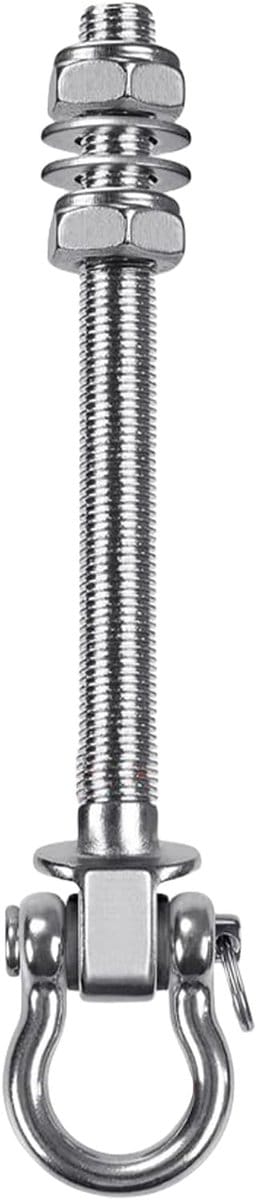 Hangmat Bevestiging - Ophangbeugel Schommelstoel - Veilig Ophangen Binnen Buiten - 680kg Draagvermogen Anti Slip - 24x5cm