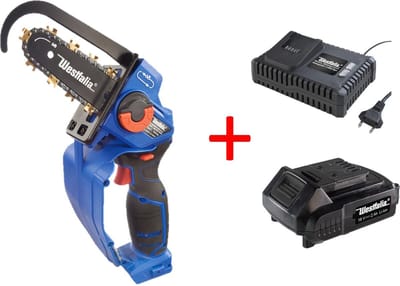 Westfalia X-SAW Pro Accu eenhandszaag - kettingzaag | 18V | incl. 2Ah accu en snellader