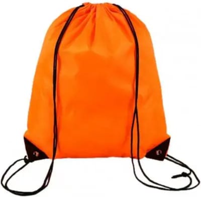 Scoby - Gymtas - Sporttas voor Kinderen - Drawstring Bag - Festivals, School, en Sport - 12L - Neon Oranje - One Size