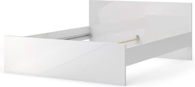 Nada bed 160*200 cm wit hoogglans.
