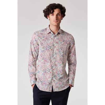 Paul Smith Mens S/c Tailored Fit Shirt Multi Coloured Größe: 15.5 | Casual hemden Outlet | Herren