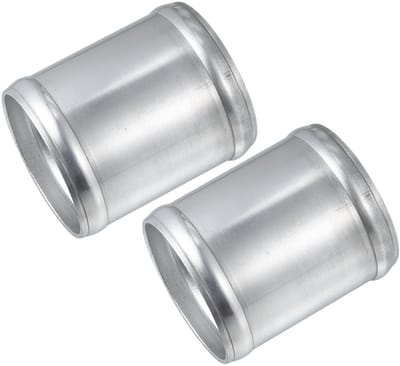 Dailygoods - Auto-adapterverbindingsbuis - Universeel - Duurzaam aluminium - Zilverkleurig - Slangaansluiting - Geschikt voor luchtkoelers