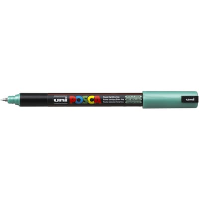 Paintmarker Uni POSCA PC1MR extra fijn metallic groen