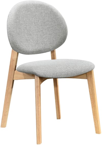 Selsey Stenne – Houten stoel licht hout / lichtgrijs