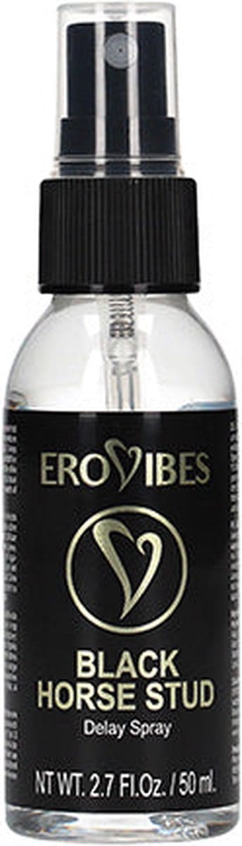 Erovibes Black Horse Stud Delay Spray – Vertragingsspray voor Mannen – Meer Controle – 50 ml
