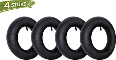 Tuilana® - Kruiwagenband - Binnenband - Reserveband - Balderkar - Steekwagen 40 x 10 cm - 2 PLY - SET van 4