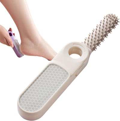Eeltverwijderaar - Voetvijl - Verzorging van voeten - Nano-glasoppervlak - 14 cm - Grijs
