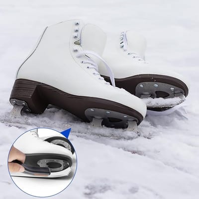 Duurzame en praktische schaatsmes slijper met diamant en keramisch materiaal voor ijs- en hockeyschaatsen, 16 cm groot
