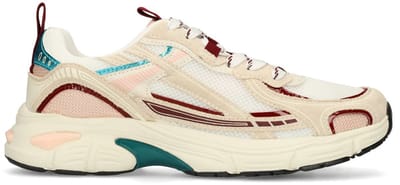 Sacha - Dames - Witte sneakers met multicolor details - Maat 36