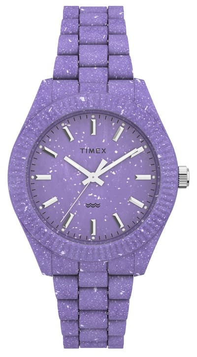 Timex Legacy Ocean TW2V77300 Horloge - Kunststof - Paars - Ø 42 mm