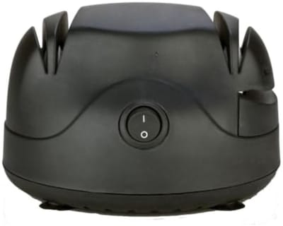 Florixa® Elektrische messenslijper - Messenslijper - Messenslijpers - Zwart - 14cm x 18cm x 9cm