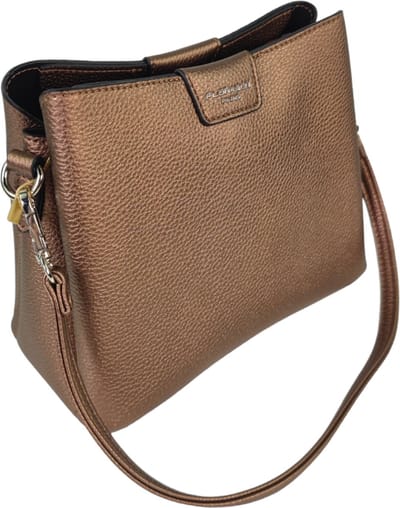 Flora&Co - Paris - Handtas/schoudertas - korte en lange riem - bruin