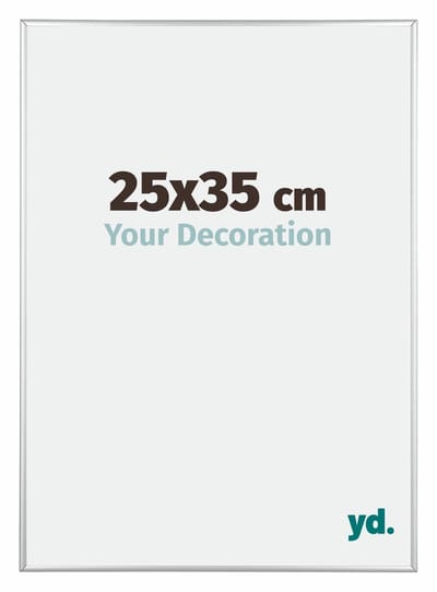Your Decoration - Puzzellijst 25x35 cm - Zilver Hoogglans - Puzzellijst 500-1000 stukjes - Aluminium Fotolijst - Kent