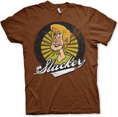 Scooby Doo Shaggy The Slacker T-shirt bruin