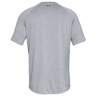 Under Armour Heren-Tech T-Shirt (Licht staal Heather/Zwart)