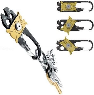 *** Multitool sleutelhanger - 20 functies in 1 tool - Survival gadget - van Heble® ***