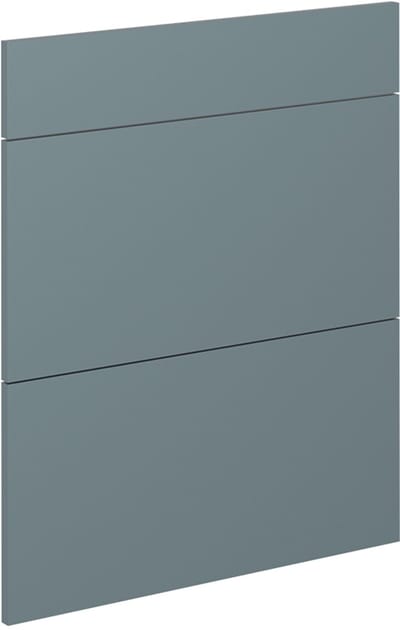 Vicco R-Line Keukenfront – 59.6 x 70.4 cm meubelfront voor de onderkast met lades Blauw-grijs