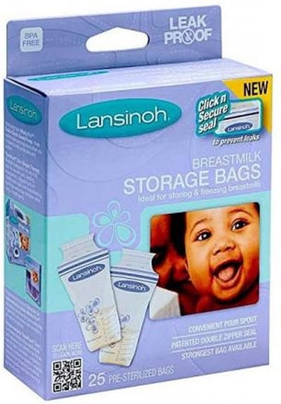 Lansinoh Bolsas Congelacia3n Milk Materna 25uts