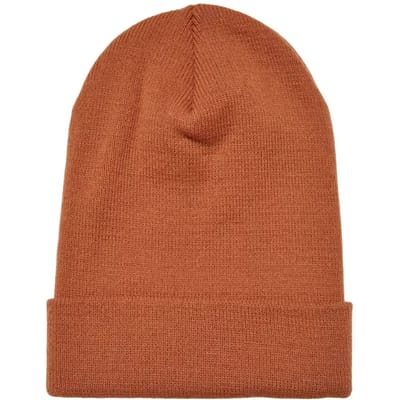 Flexfit - Heavyweight Long Beanie Muts - Bruin