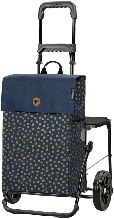 Andersen Shopper Komfort Shopper Fita Winkelwagen 57 cm - 47 L - blau
