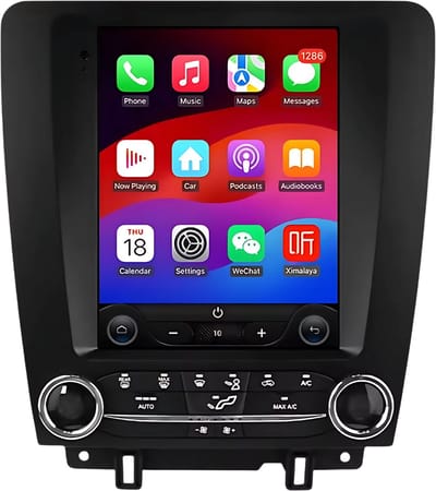 Autoradio met bluetooth - Carplay - Voor Ford Mustang (2010-2014) - Geschikt voor Apple en Android - Stereo - Navigatie - Navigatiesysteem auto - 2GB 32GB