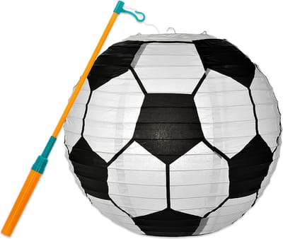 Lampion - Sint Maarten - Lampionstokje - Met Lichtje - Dieren - Treklampion - Papier - Kind - Wit - Versiering - 1 Stuk