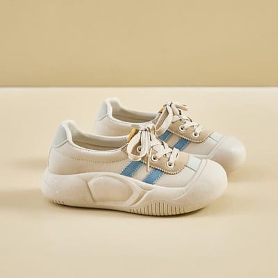 Lente Witte Schoenen Nieuwe Stijl van Vrouwelijke Studenten Verhoogde Dikke Zool Sportschoenen Casual Schoenen 40 beige