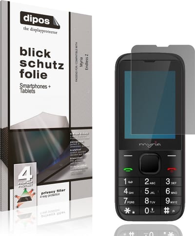 dipos – Matte Privacy Screenprotector geschikt voor Myria Endless Z | Anti-Spy Beschermfolie