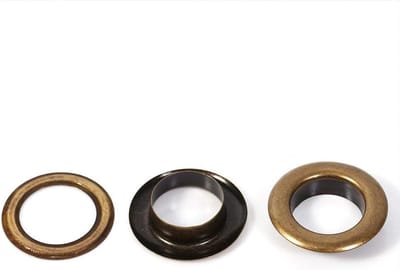 Antieke Messing Oogjes Grommets Kit voor Leer, Canvas, Kleding, Schoenen en Tassen - 20 Sets van 12mm voor DIY Creaties
