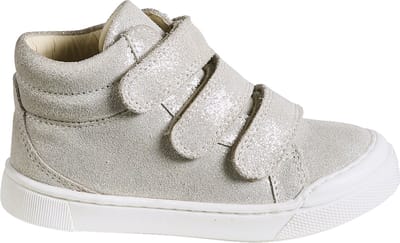 Vertbaudet Sneakers - meisjes - klittenband - goud - leren