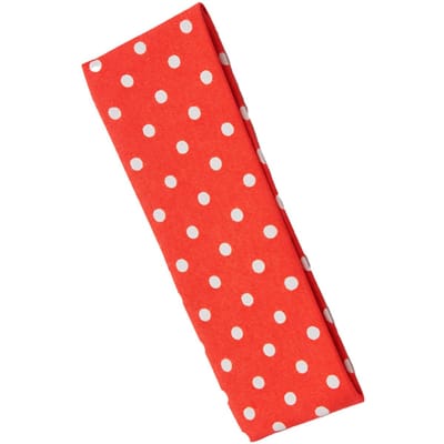 2 pièces Bandeau de Yoga Extensible à Pois Bandeau pour Cheveux Coton Doux Respirant pour Femmes Fitness Entraînement Port Quotidien 2 PIÈCES red