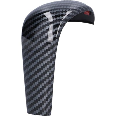 Versnellingspookknop Cover Trim Decor in Koolstofvezelstijl Vervanging voor Mazda 3 CX?30 met Auto black