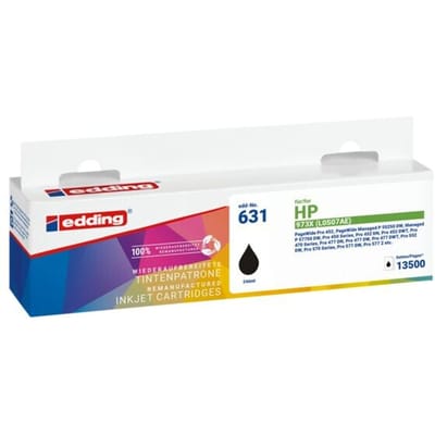 Edding Cartridge vervangt HP 973X (L0S07AE) Compatibel Zwart EDD-631 18-631