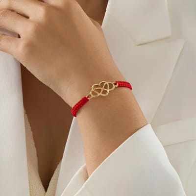 Livano Armband - Staal - Nep Zilver - Dames - Zwart/Hart