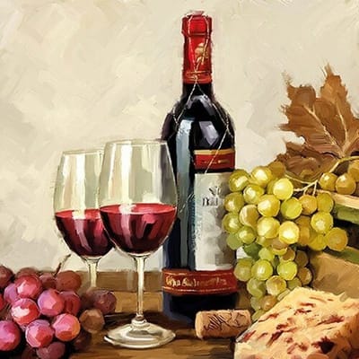 Lunch Servetten - Wine & Grapes