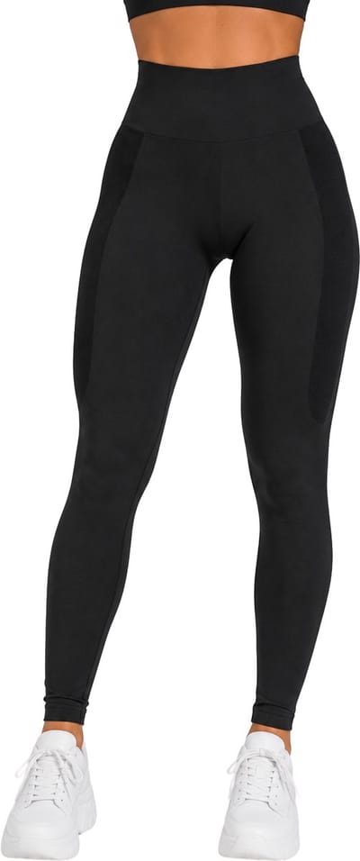SparkNine Smoothlift sportlegging dames - S - zwart - naadloos - tummy control - scrunch - squatproof - zacht & comfortabel