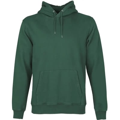 Hooded sweatshirt Colorful Standard Classic Organic emerald green