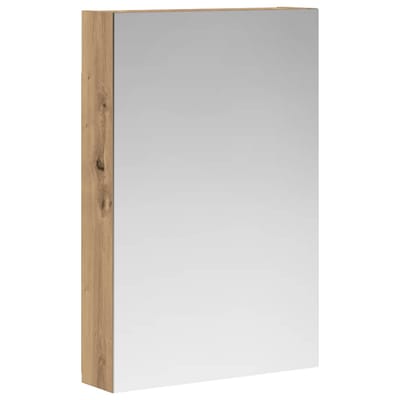 vidaXL - Badkamerspiegelkast - Artisanaal - eiken - 40 - x - 10,5 - x - 60,5 - cm