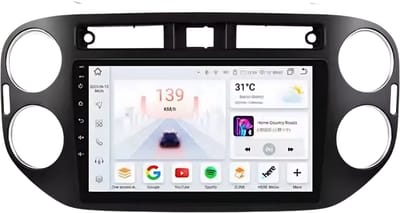 Autoradio met bluetooth - Carplay - Voor VW Volkswagen Tiguan 1 NF (2006-2016) - Geschikt voor Apple en Android - Stereo - Navigatie - Navigatiesysteem auto - 3GB 32GB