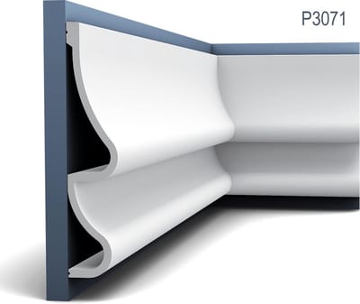 Designer Wandlijst Origineel Orac Decor P3071 Golf Ulf Moritz LUXXUS Lijstwerk Sierlijst Plafondlijst 2 m
