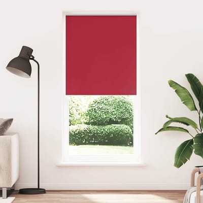 vidaXL - Rolgordijn - verduisterend - 84,4 - x - 230 - cm - stofbreedte - 80 - cm - rood