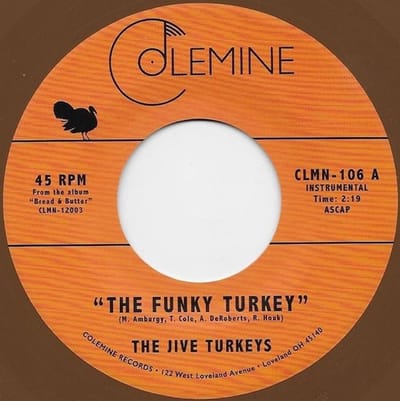 Jive Turkeys - The Funky Turkey (7" Single) (Coloured Vinyl)