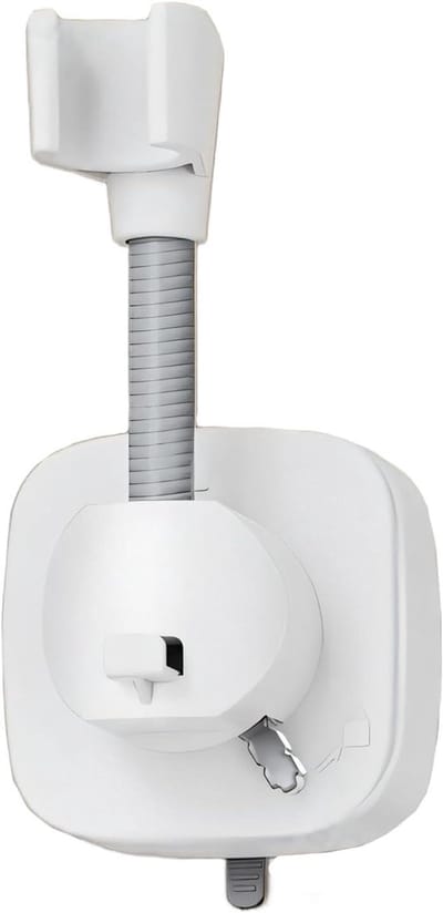 Douchekophouder - Zuignap Houder - Douche Comfort - 360 Graden Draaibaar - 10 kg Draaglast - Wit
