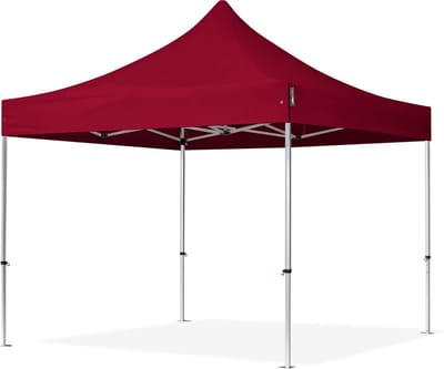 3x3 m Easy Up partytent Vouwpaviljoen, PROFESSIONAL alu 40mm, rood