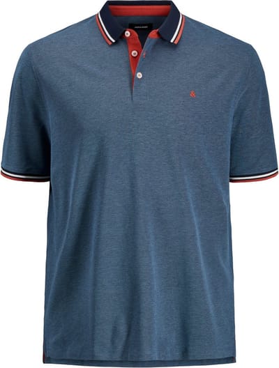 JACK&JONES PLUS JJEPAULOS POLO SS NOOS PLS Heren Poloshirt - Maat EU5XL US3XL