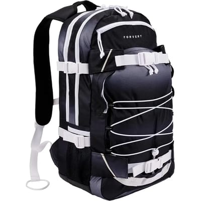 Forvert Laptop Louis Pathway Unisex Rugtas - zwart/wit - Standard