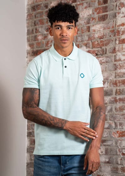 MA.Strum Ss pique polo - iceberg