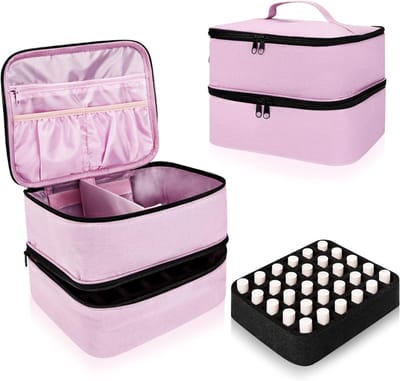 TIM® Nagellak Koffer - Nagellak - Roze - 25cm x 20cm x 19cm