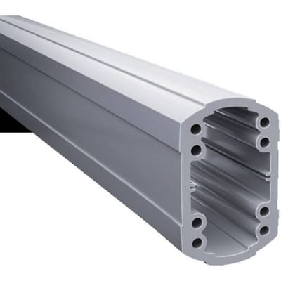 Rittal CP 6212.200 Draagprofiel Gesloten Aluminium Lichtgrijs (l x b x h) 2000 x 75 x 120 mm 1 stuk(s) Piece