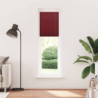 vidaXL - Plissé - rolgordijn - 55x200 - cm - stofbreedte - 54,4 - cm - bordeauxrood
